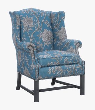 Chippendale Wing Chair by Hickory Chair