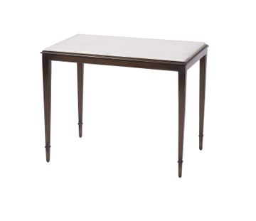 Fyn Side Table With Stone Top by Hickory Chair