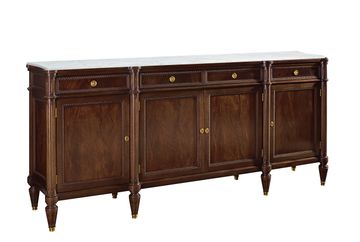 Jefferson Sideboard W/ Stone Top by Hickory Chair