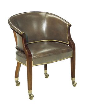 Tub Chair With Casters by Hickory Chair