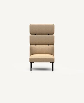 Adapt Lounge Chair, Highback - No Arms by Hightower