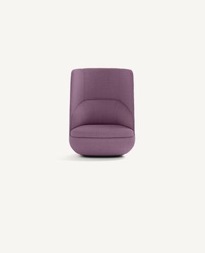 Gimbal Lounge Chair, Highback - Swivel Base with Auto-Return by Hightower