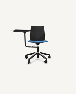 FourCast®2 Wheeler Chair, Swivel Base with InnoTab Tablet Arm - with Seat Pad by Hightower