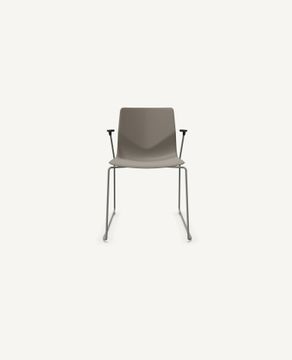 FourSure® Chair, Sled Base - with Arms by Hightower
