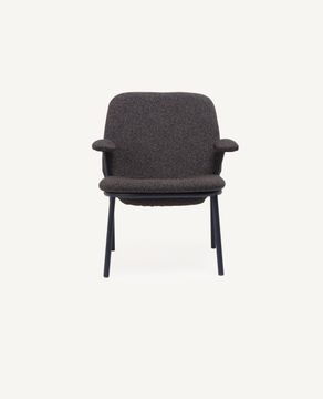 Lana Lounge Chair with Arms, Metal - Highback by Hightower