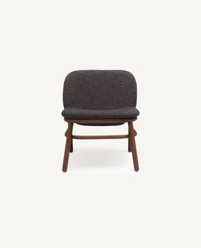 Lana Lounge Chair, Wood - Lowback by Hightower