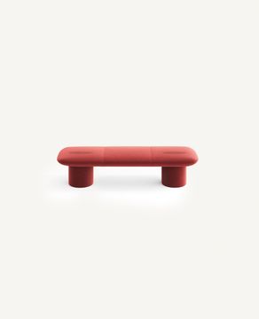 Levels Bench, Low Height, 71" Width, Double Connection by Hightower
