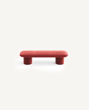 Levels Bench, Low Height, 71" Width, Single Connection by Hightower