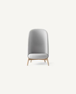 Nest Easy Lounge Chair XL - Wood Base by Hightower