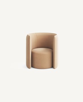 Proto Lounge Chair, Lowback, Inward Curve - Swivel Base by Hightower