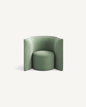 Proto Lounge Chair, Lowback, Outward Curve - Swivel Base by Hightower