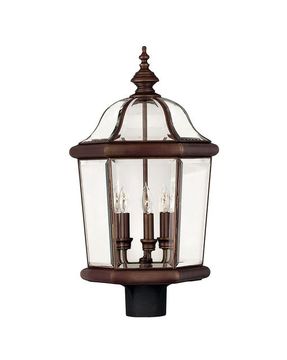 Large Post Mount Lantern by Hinkley