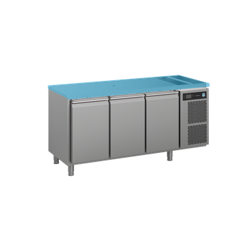 Premier K 2 B DL DR L E CO2 2-Section Refrigerated Counter without controller for remote cooling system by Hoshizaki