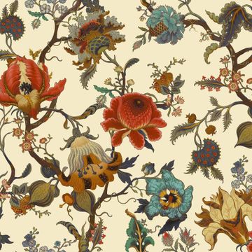 ARTEMIS Wallpaper - Ecru by House of Hackney