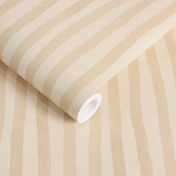 ARTIST'S STRIPE Wallpaper - Alabaster by House of Hackney - view 4