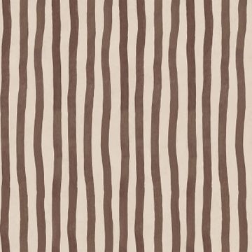 ARTIST'S STRIPE Wallpaper - Cocoa by House of Hackney