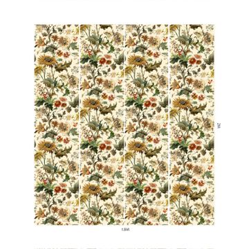 AVALON Wallpaper - Ecru by House of Hackney - view 5