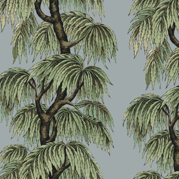 BABYLON Wallpaper Dove / Willow by House of Hackney