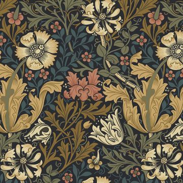 COMPTON Wallpaper - Midnight by House of Hackney