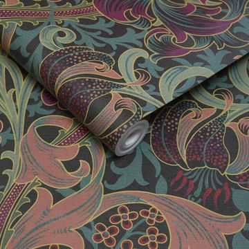 GOLDEN LILY Wallpaper - Apatite by House of Hackney - view 4