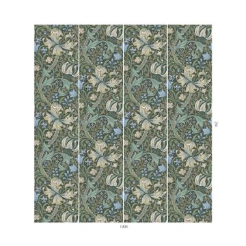 GOLDEN LILY Wallpaper - Verde by House of Hackney - view 5