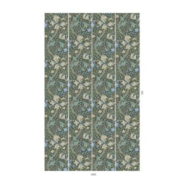 GOLDEN LILY Wallpaper - Verde by House of Hackney - view 6