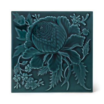 ARTEMIS ROSE Relief Sample Tile - Euphorbia by House of Hackney
