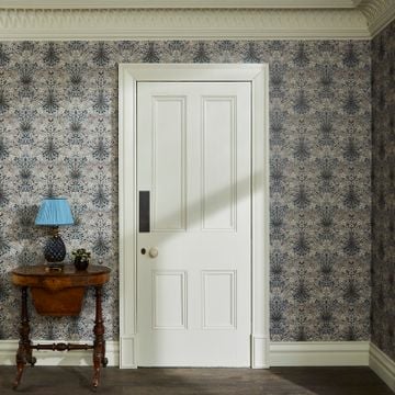 HYACINTH Wallpaper - Dove Grey by House of Hackney - view 2