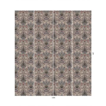 HYACINTH Wallpaper - Dove Grey by House of Hackney - view 5