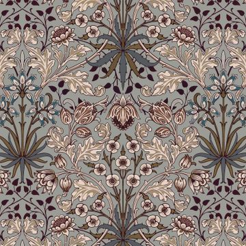 HYACINTH Wallpaper - Dove Grey by House of Hackney