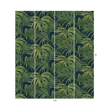 PALMERAL MAGNA Wallpaper - Midnight Green by House of Hackney - view 4