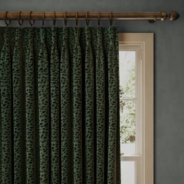 SAVANNA Velvet Curtain - Lobelia by House of Hackney