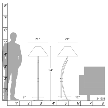 Metamorphic Contemporary Floor Lamp by Hubbardton Forge - view 2