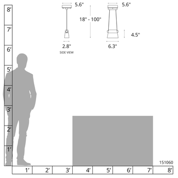 Cowbell LED Mini Pendant by Hubbardton Forge - view 5