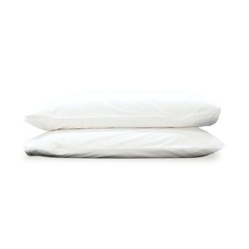 Ensemble de taies d'oreiller en percale italienne unie 400 fils au pou by Humble Nature