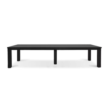 Outdoor dining table Vivere 132" │ Black by Humble Nature