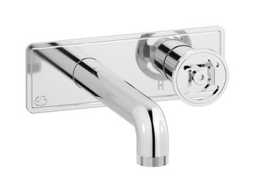Bold B1206CC - Wall-mounted basin mixer with plate by IB