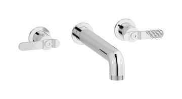 Bold B2306CC - Wall mounted widespread lavatory faucet by IB