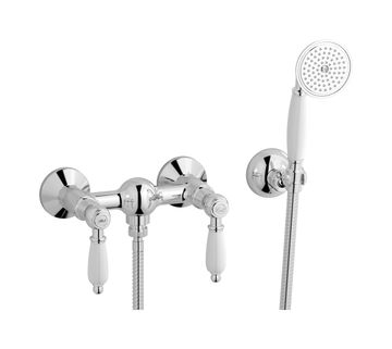 Hermes + Hermes Elle HL350CC - Wall mounted shower mixer with shower kit by IB