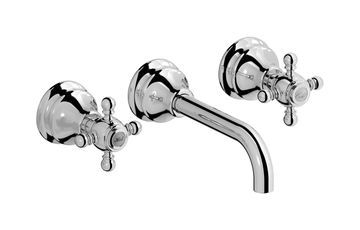 Hermes + Hermes Elle HR306CC - Wall mounted widespread lavatory faucet by IB