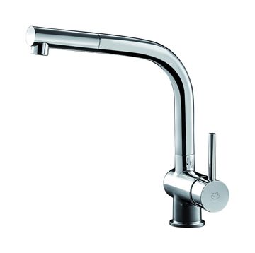Loft LO382CC - Lateral lever and extractible shower sink mixer by IB