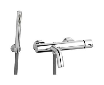 MilanoTorino MT250CC - Wall mounted bath filler complete with shower kit by IB