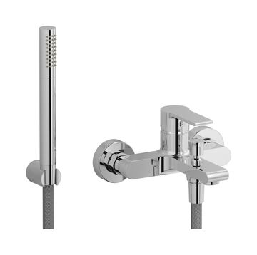 Whynot? WN250CC - Wall mounted bath filler complete with shower kit by IB