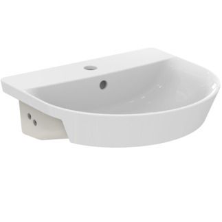 Connect Air Semi-countertop basin 500x450x160 mm, 1 tap hole, with overflow by Ideal Standard