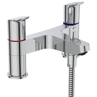 Ceraflex Rim mounted bath & shower mixer 228x156x143 mm, 119 mm spout projection, 8 l/min (3 bar) by Ideal Standard - view 3