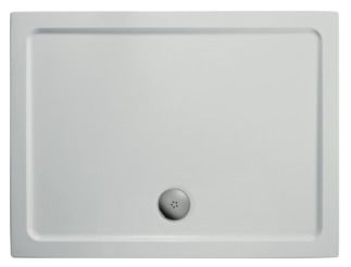 Simplicity Rectangular shower tray 910x770x40 mm, with waste by Ideal Standard - view 3