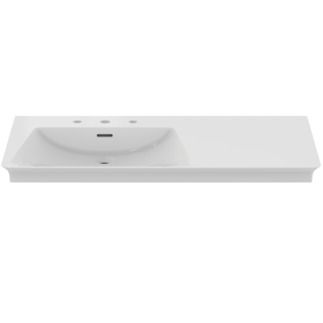 La Dolce Vita Vanity basin 1060x535x155 mm, 3 tap holes, with overflow by Ideal Standard - view 3