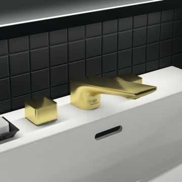 Conca Dual control basin tap 202x83 mm, 133 mm spout projection, 5 l/min (3 bar), with waste by Ideal Standard - view 6