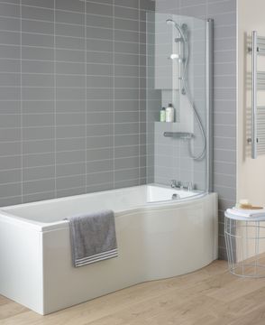 Tempo Special shaped bath 1690x795x540 mm, no tap hole, with overflow, no waste by Ideal Standard - view 4