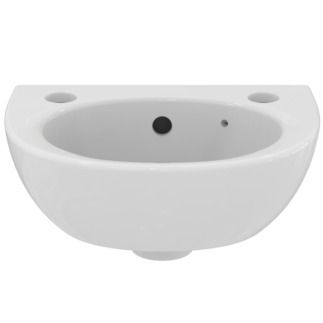 Sandringham 21 Handrinse basin 350x260x160 mm, 2 tap holes, with overflow by Ideal Standard - view 2